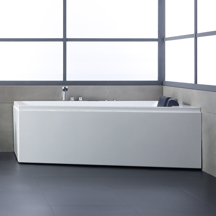 Narożna wanna z hydromasażem lewa GE105-1E(170x120x62cm)