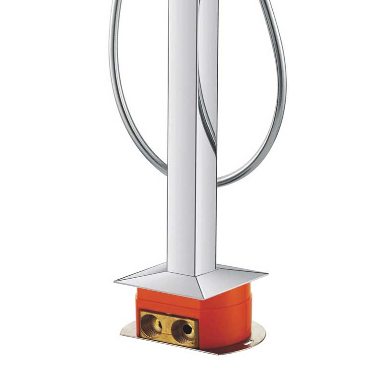 Bateria wannowa wolnostojąca StoneArt Grande 730700 chrom