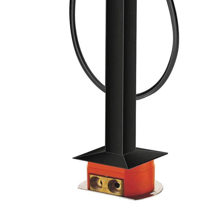 Bateria wannowa wolnostojąca StoneArt Grande 730708 czarny mat