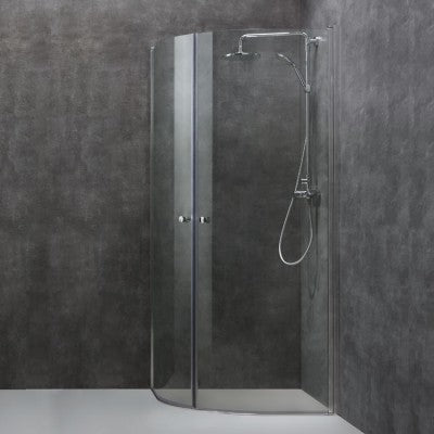 Półokrągła kabina prysznicowa AWT LCR0900 (90x90x200cm)