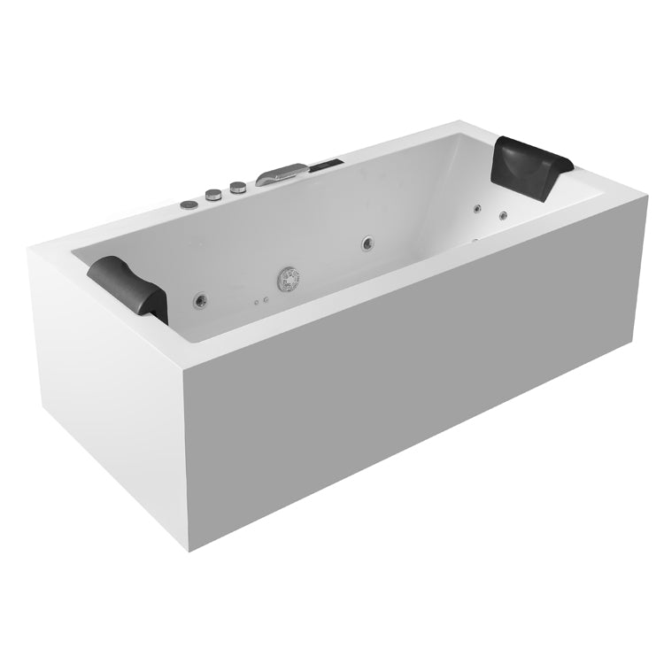 Dwuosobowa wanna z hydromasażem lewa GE109TSL (190x90x62cm)
