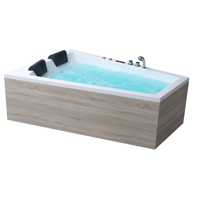 Narożna asymetryczna wanna z hydromasażem GE105E (180x130x62cm) prawa