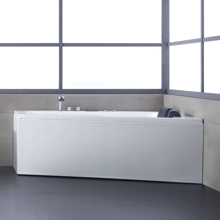 Narożna asymetryczna wanna z hydromasażem lewa GE104E (170x130x62cm)