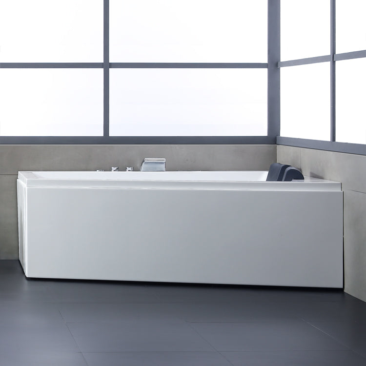 Narożna asymetryczna wanna z hydromasażem lewa GE105TSL (180x130x62cm)