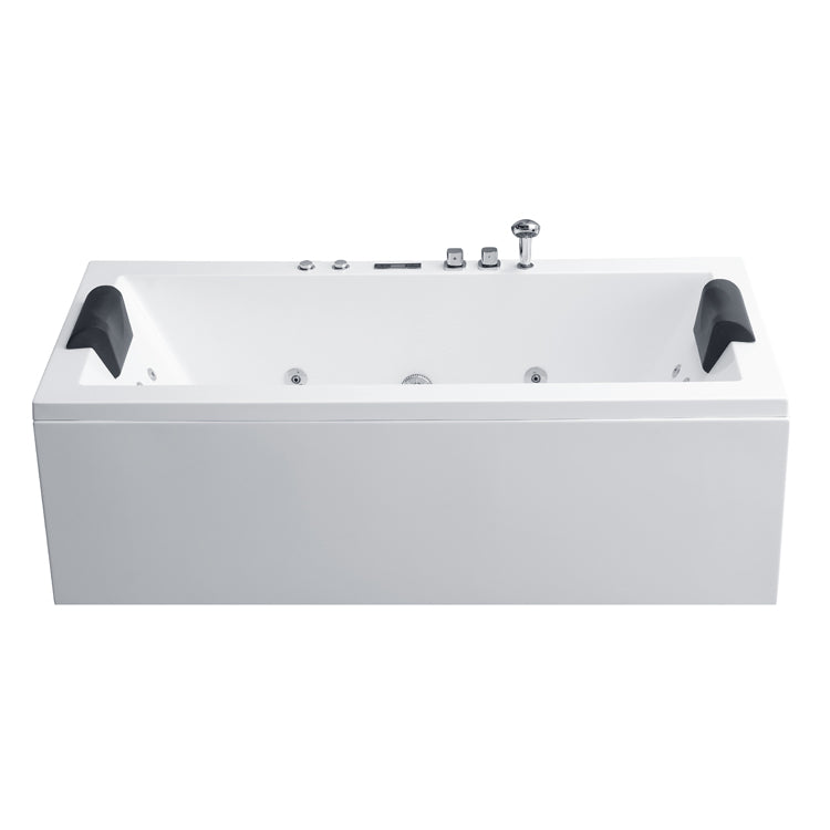Dwuosobowa prostokątna wanna z hydromasażem GE108-1E (181x80x62cm)