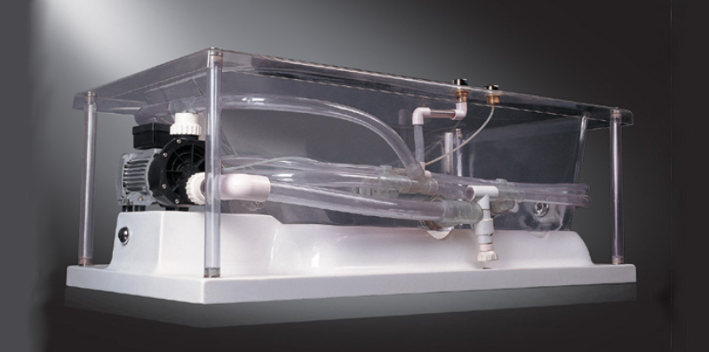 Narożna asymetryczna wanna z hydromasażem GE105E (180x130x62cm) prawa