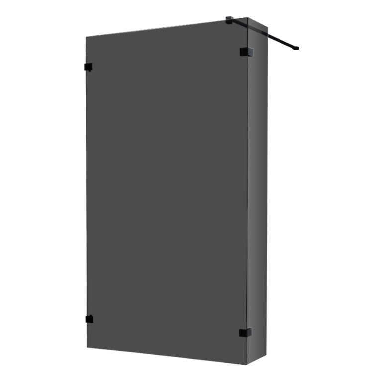 Kabina prysznicowa Walk-in Czarna AWT LY1201-B (100x210cm)