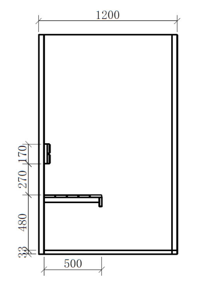 Sauna z drewna sosnowego AWT E1804A (180x120x190cm)