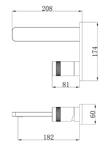 Umywalkowa bateria podtynkowa Vita 948250 chrom