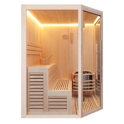 Sauna z drewna sosnowego AWT E1801B (160x160x210cm)