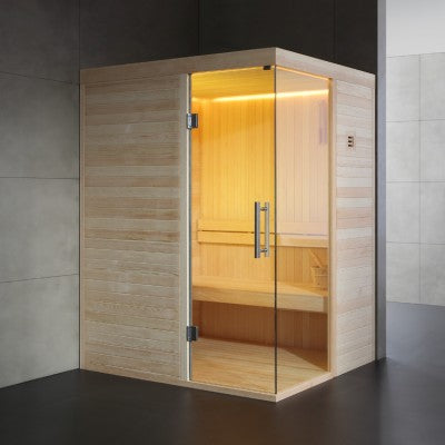 Sauna z drewna sosnowego AWT E1804C (120x120x190cm)